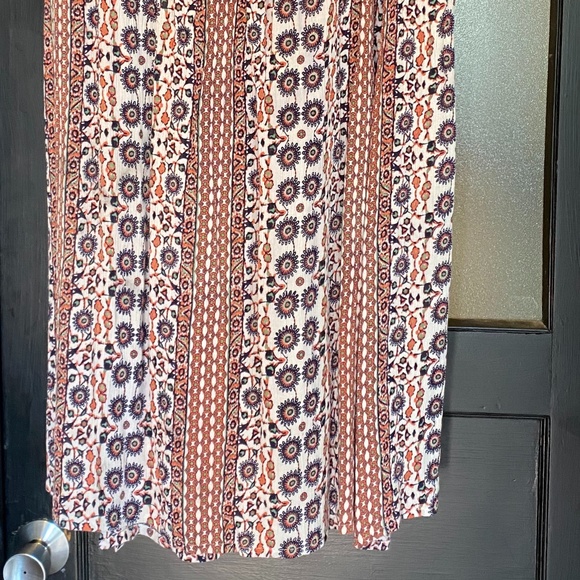 Colorful Maxi Skirt with high side slits - Picture 4 of 7